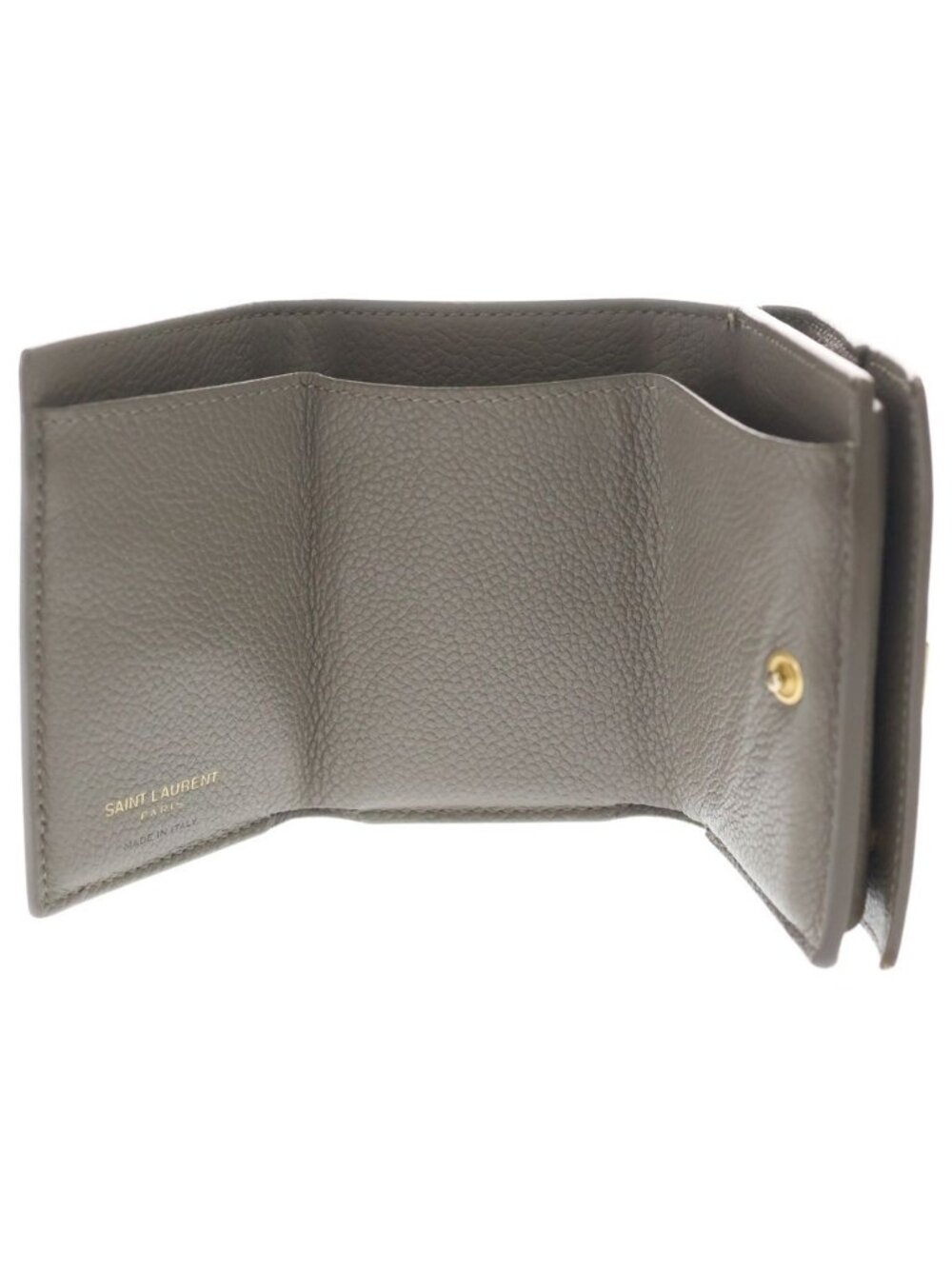 Saint Laurent Paris Wallet Origami Cassandra Tiny Beige - Picture 4 of 6
